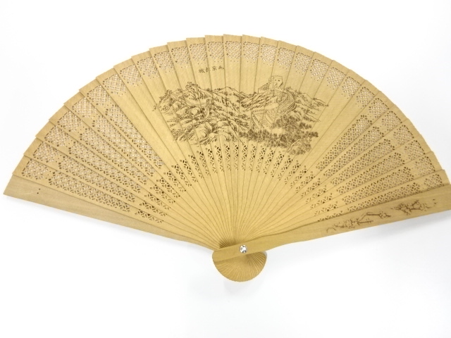 アンティーク　白檀扇子